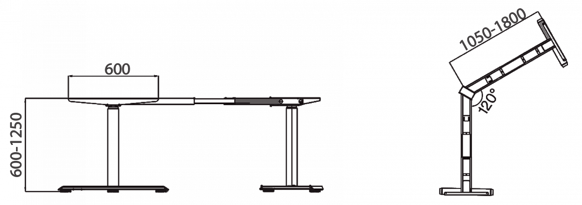 adjustable standing desk