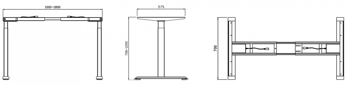 standing desk frame